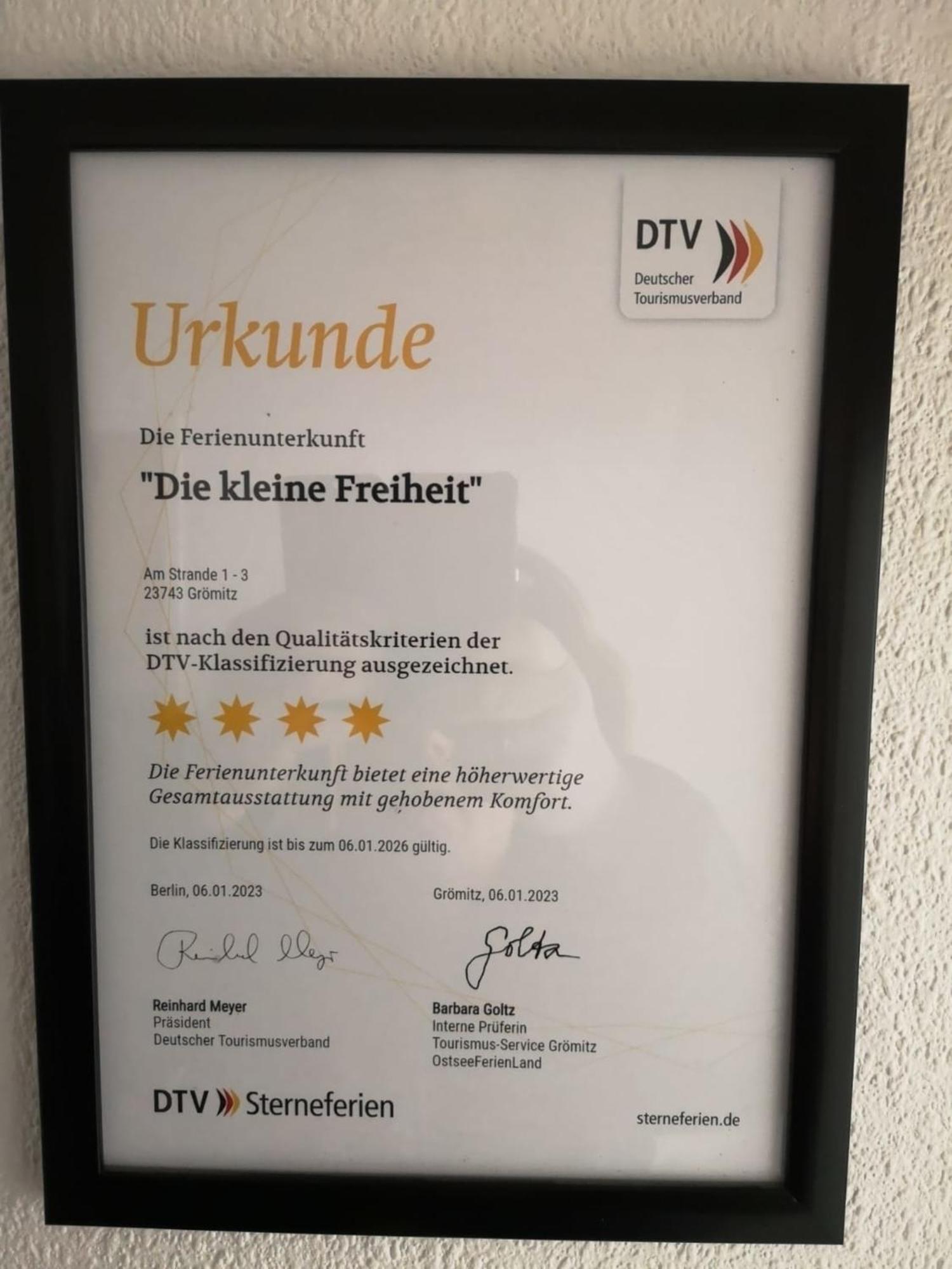 Die Kleine Freiheit Groemitz Center - Unmittelbare Strandlage Mit Allem Komfort Exterior foto